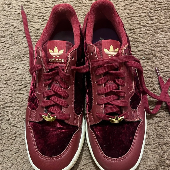 velvet adidas shoes
